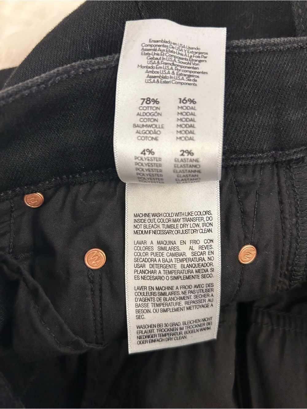 Mother The Weekend Flare Jeans in Nighty Night Size 28 - Picture 11 of 12